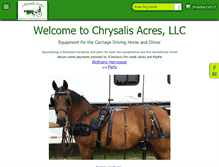 Tablet Screenshot of chrysalisacres.com